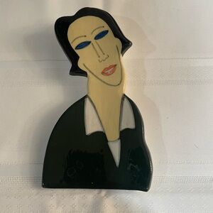 Alison Palmer Signed Ceramic Spoon Rest